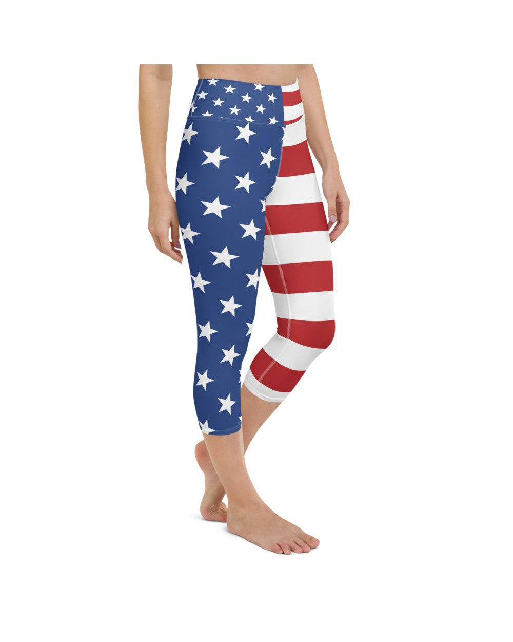 USA Stars & Stripes Yoga Capris Gearbunch