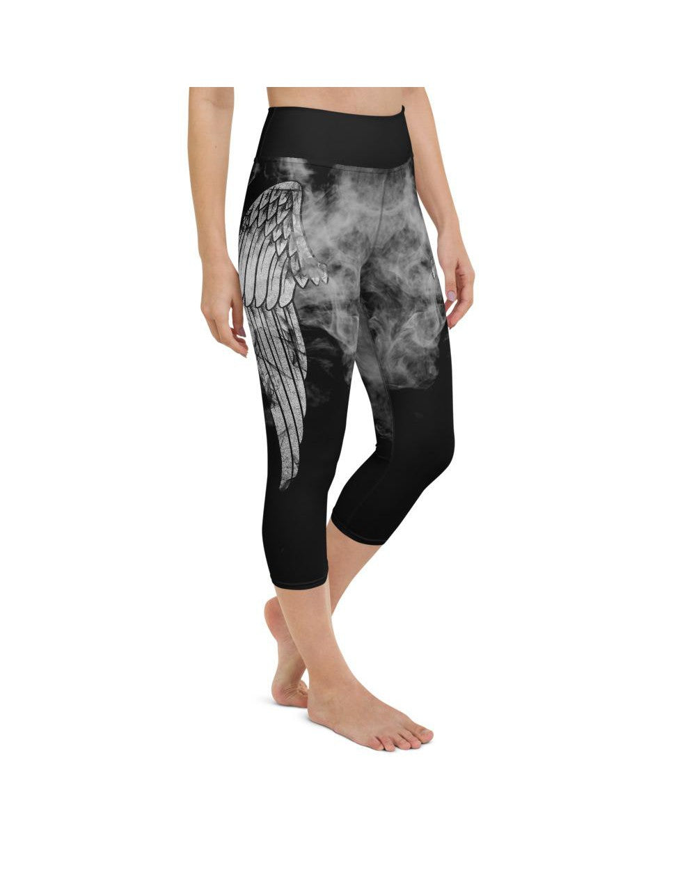 Angel Wing Yoga Capris Gearbunch