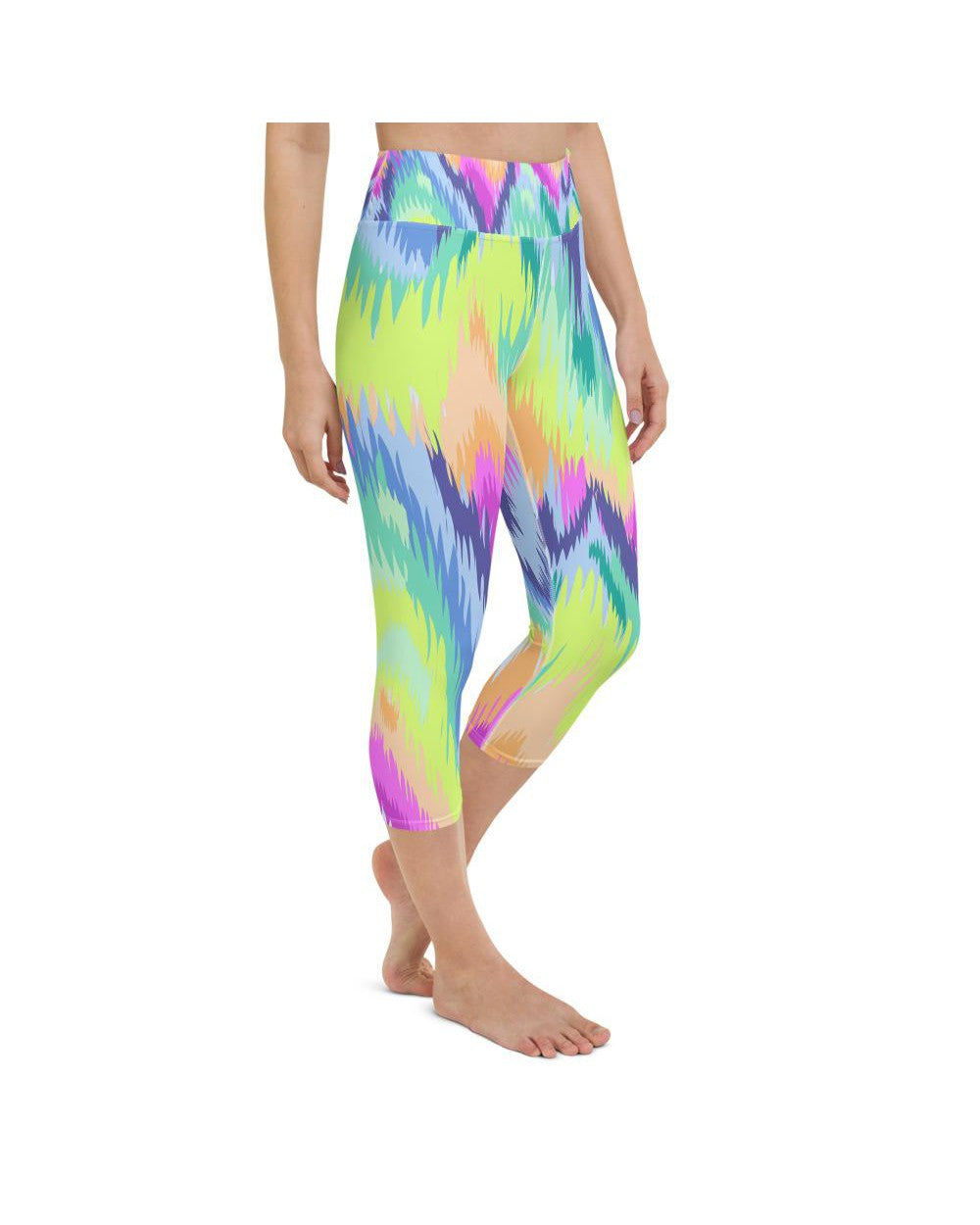 Rave Sound Wave Yoga Capris Gearbunch