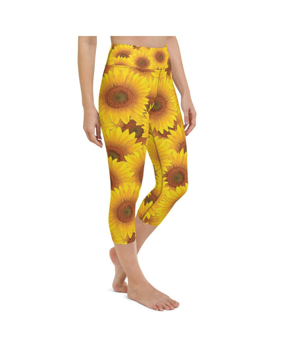 Sunflower Yoga Capris Gearbunch