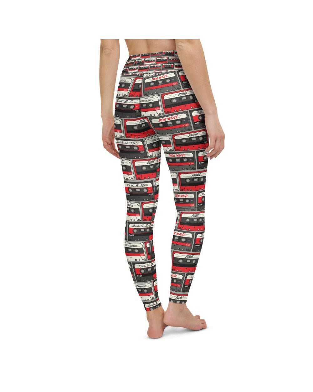 Retro Cassette Tapes Yoga Pants Gearbunch