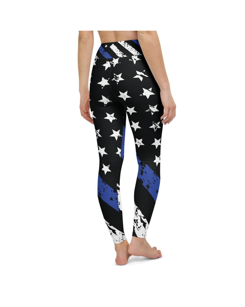 Thin blue line yoga pants sale