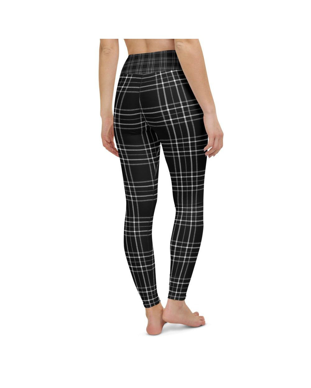 Womens Workout Yoga Pants Black & White | Gearbunch.com