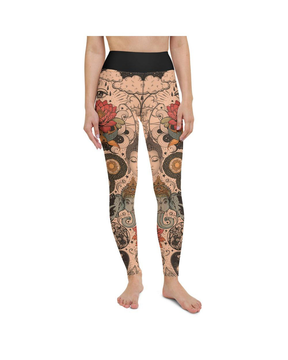 Tattooed Lotus Yoga Pants