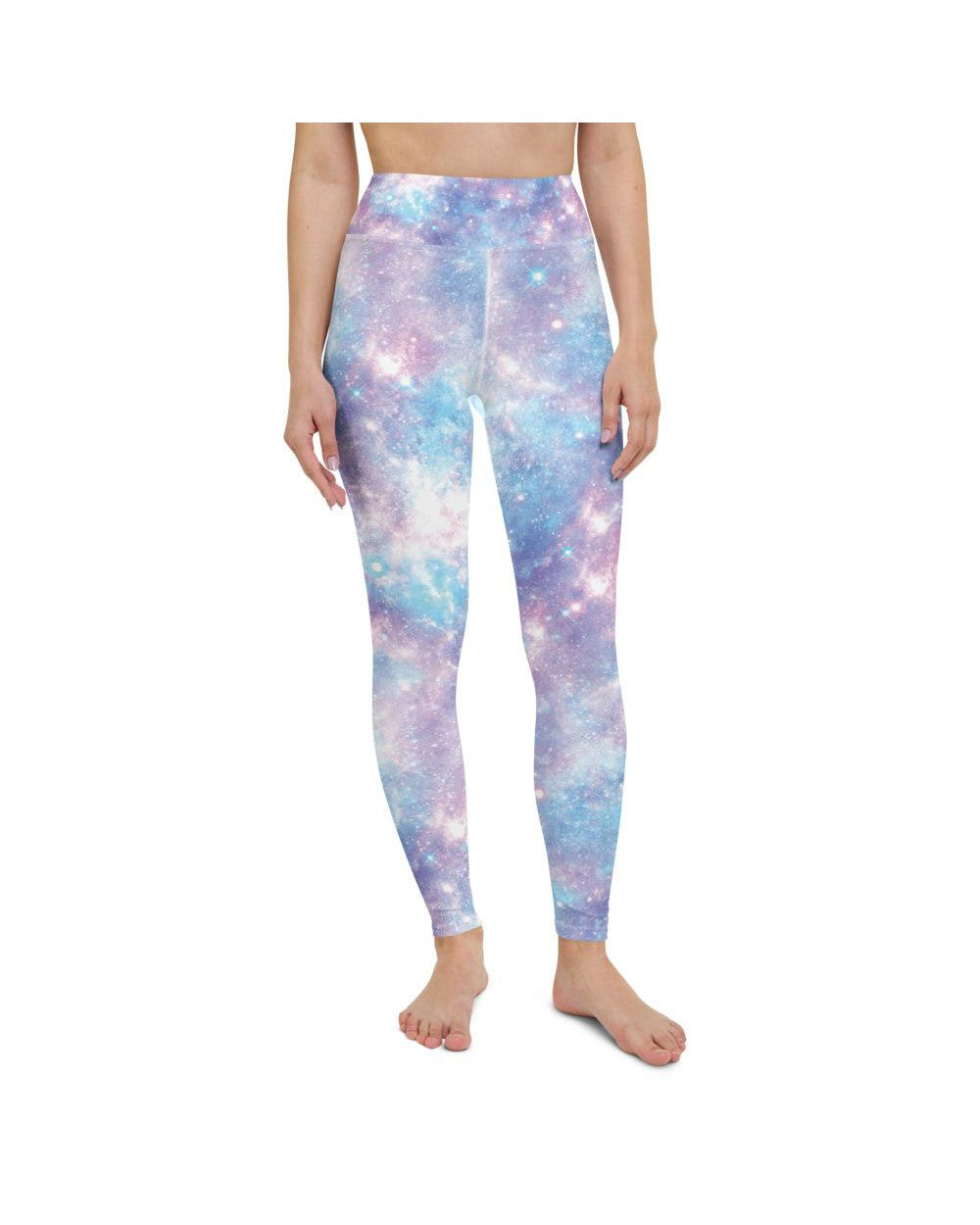 Galaxy Leggings For Women. Blue Purple Galaxy Pattern Printed Leggings.  Galaxy Sky Women Leggings. Yoga Workout Leggings. Custom Leggings. -  Avathread