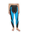 Blue Honeycomb Carbon Yoga Pants Gearbunch