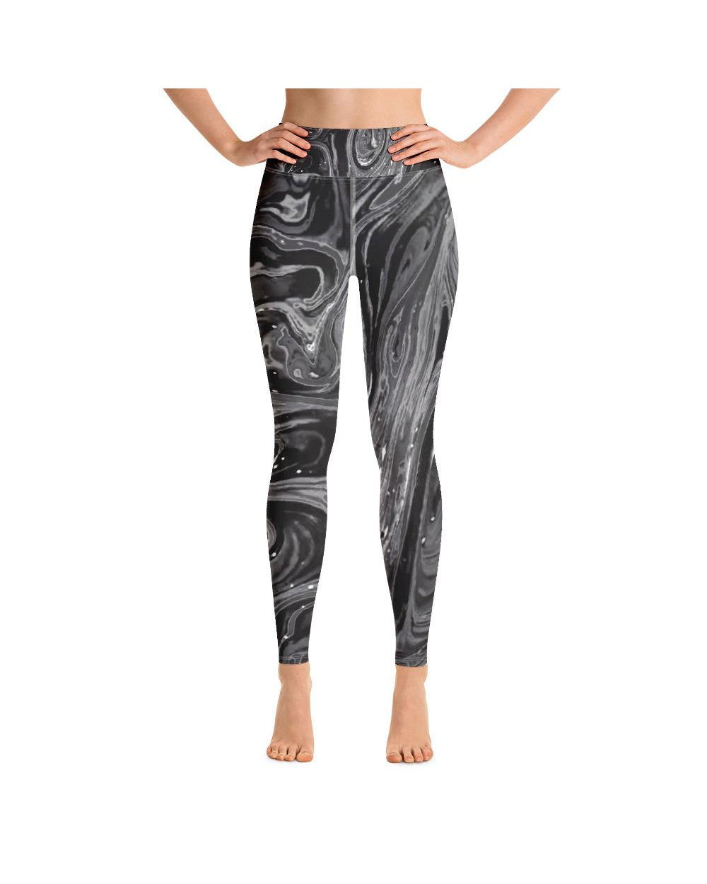 Grey Swirl Yoga Pants