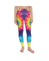 Womens Workout Yoga Pants Tie Dye Swirl Rainbow | Gearbunch.com