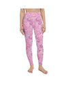 Womens Workout Yoga Pants Peony Flower Pink/White | Gearbunch.com