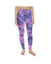 Womens Workout Yoga Pants Navy Glaze Blue/Purple | Gearbunch.com