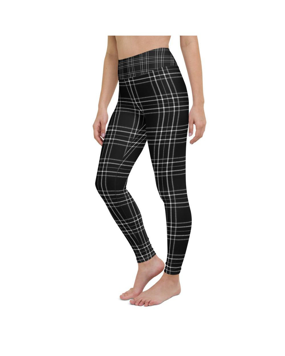 Womens Workout Yoga Pants Black & White | Gearbunch.com