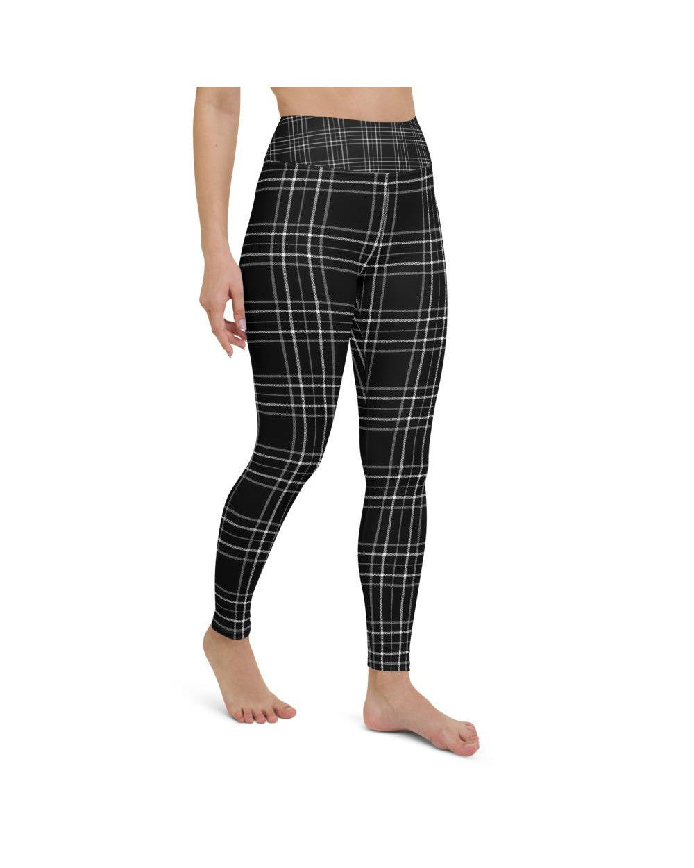 Womens Workout Yoga Pants Black & White | Gearbunch.com