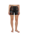 Halloween Evil Pumpkin Grin Yoga Shorts Gearbunch