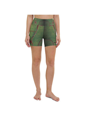 Frankenstein Inspired Yoga Shorts Gearbunch