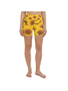 Sunflower Yoga Shorts Gearbunch