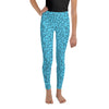 Aqua Black Line Youth Leggings Gearbunch