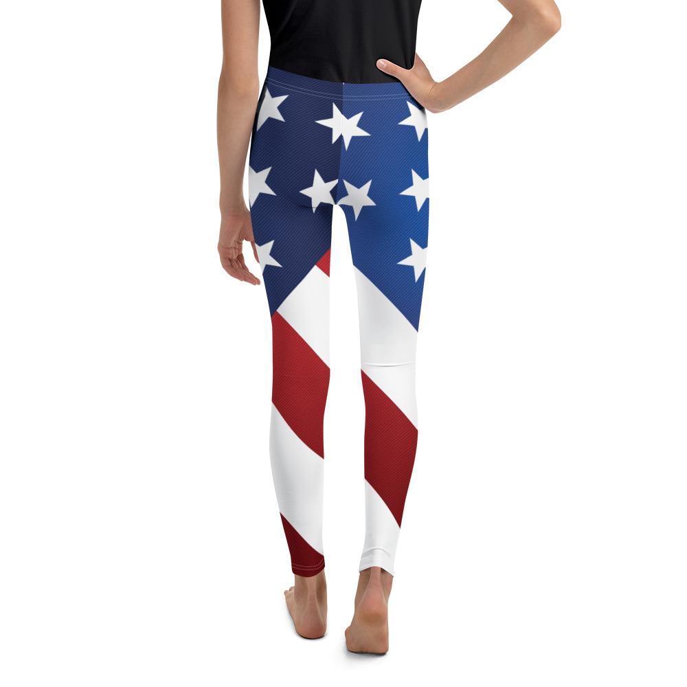 American Flag Youth Leggings Gearbunch