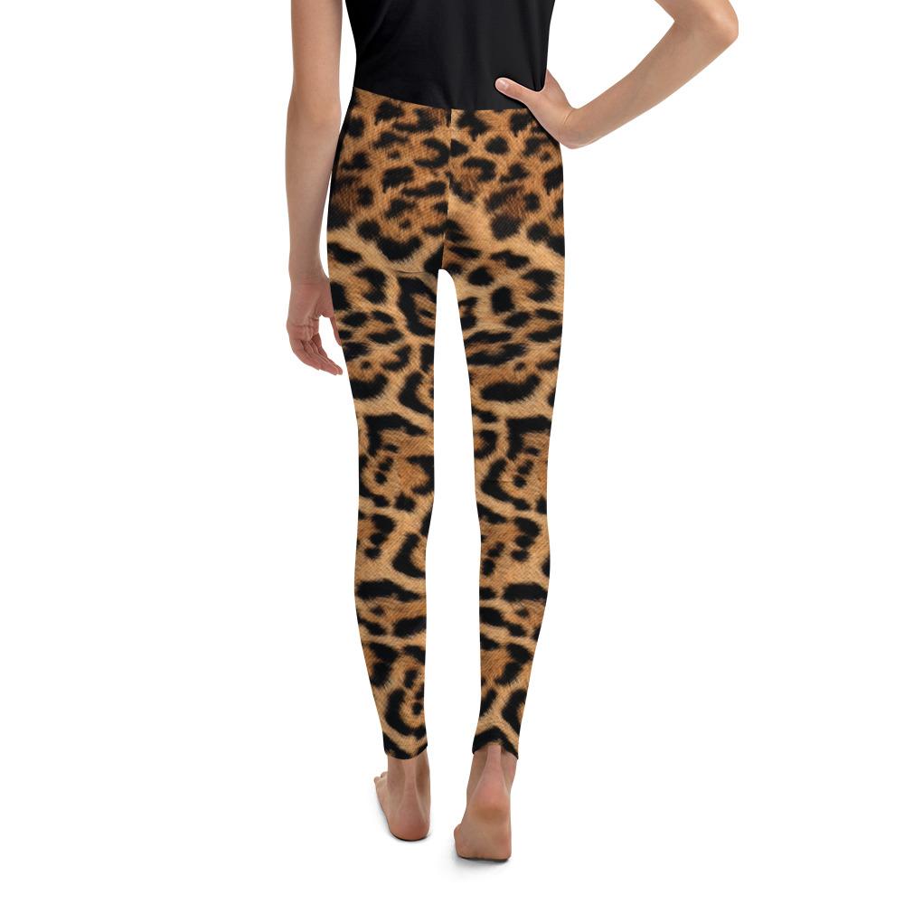 Leopard Skin Youth Leggings Gearbunch