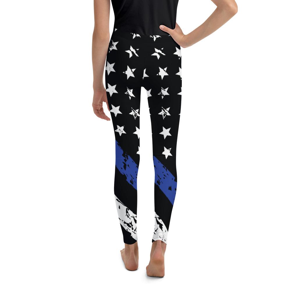 Thin Blue Line Youth Leggings Gearbunch