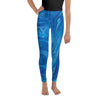 Blue Swirl Youth Leggings Gearbunch