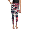 Pink Sugar Skull Youth Leggings Gearbunch