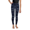 Youth Witchcraft Leggings Blue/White/Navy | Gearbunch.com