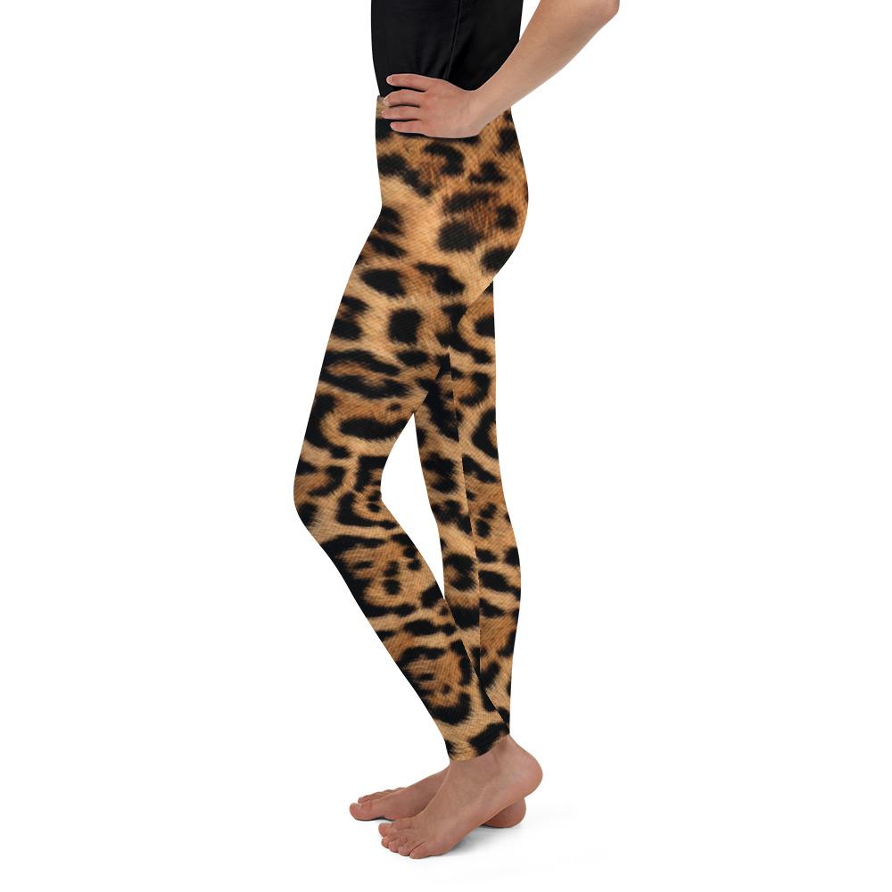 Leopard Skin Youth Leggings Gearbunch