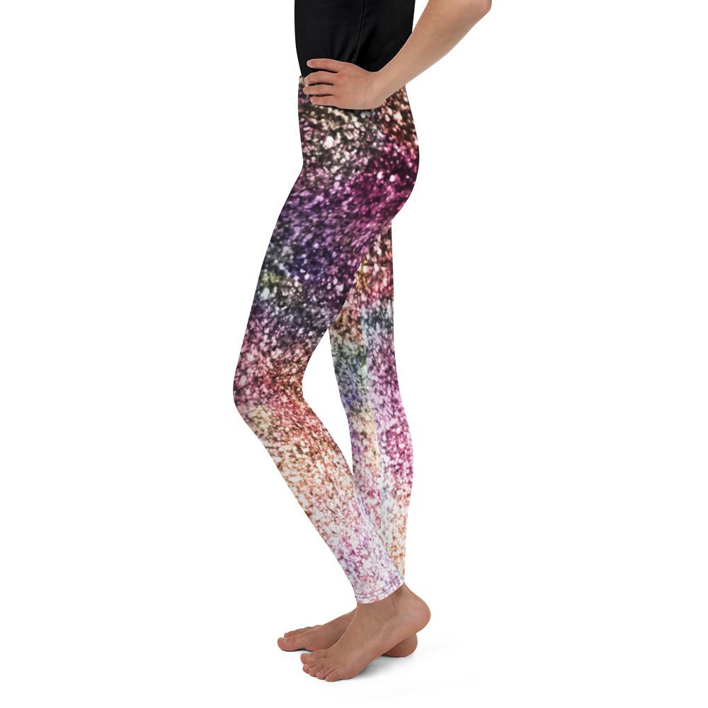 Colorful Sparkles Youth Leggings Gearbunch