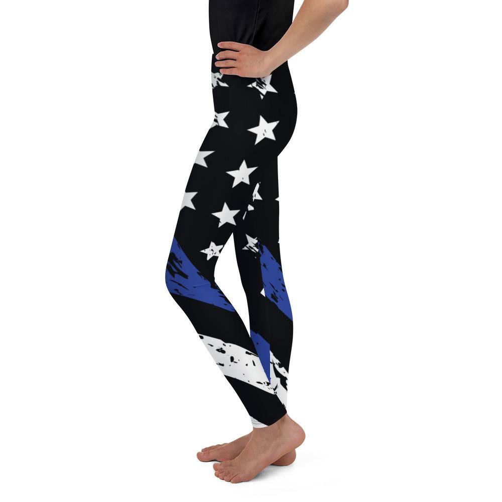 Thin Blue Line Youth Leggings Gearbunch