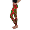 Youth Santa's Elves Leggings Red/Green/White | Gearbunch.com