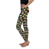 Youth Easter Eggs Leggings Black/Blue/Yellow | Gearbunch.com