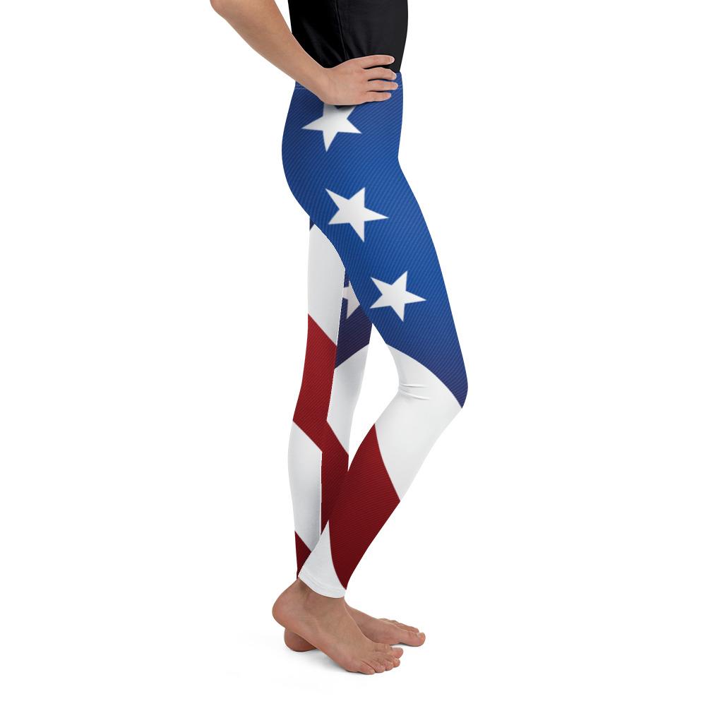 American Flag Youth Leggings Gearbunch