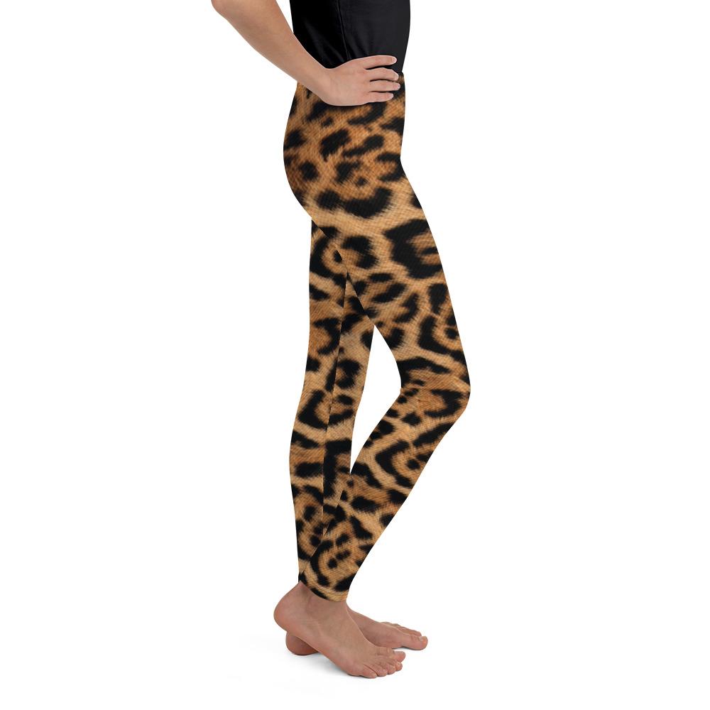 Leopard Skin Youth Leggings Gearbunch