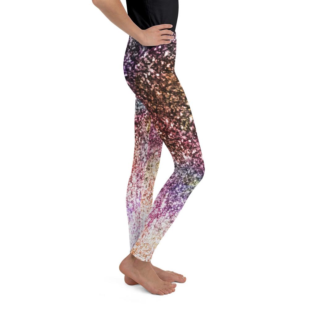 Colorful Sparkles Youth Leggings Gearbunch