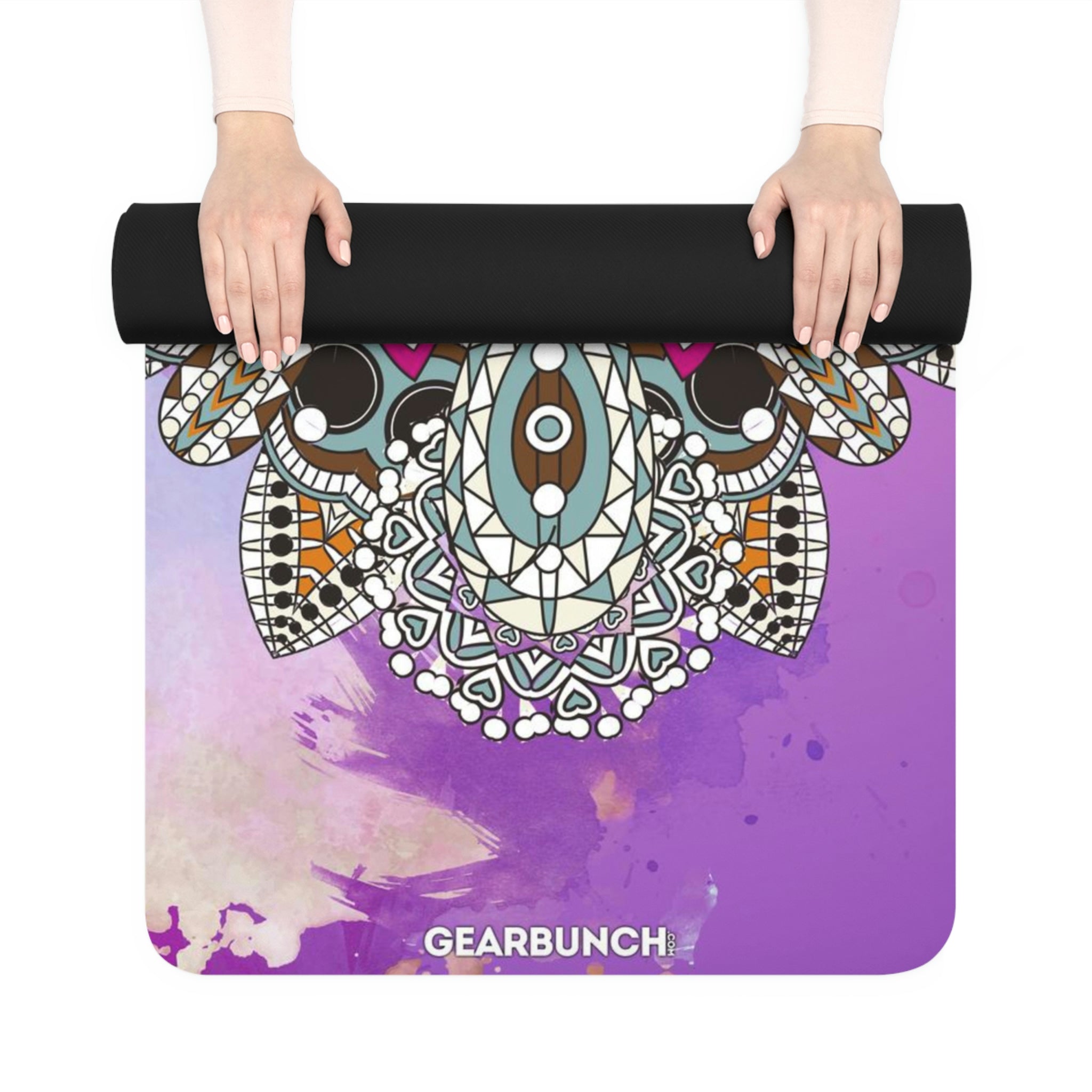 GearBunch Ornamental Owl Yoga Mat