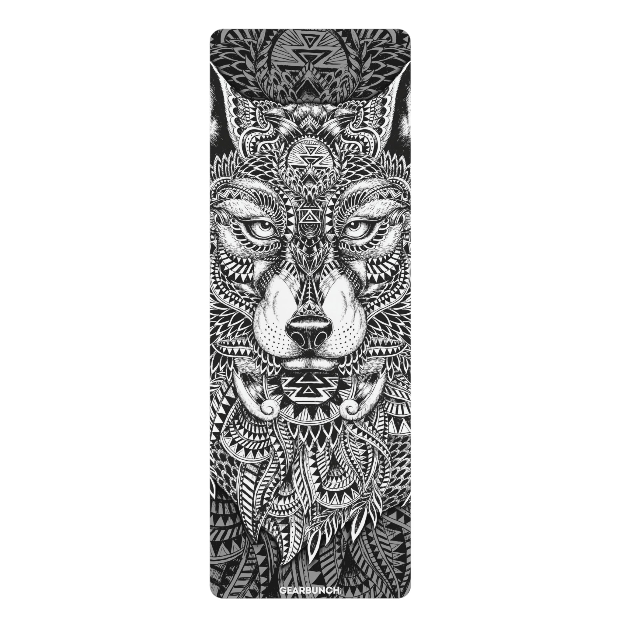 GearBunch Ornament Wolf Yoga Mat