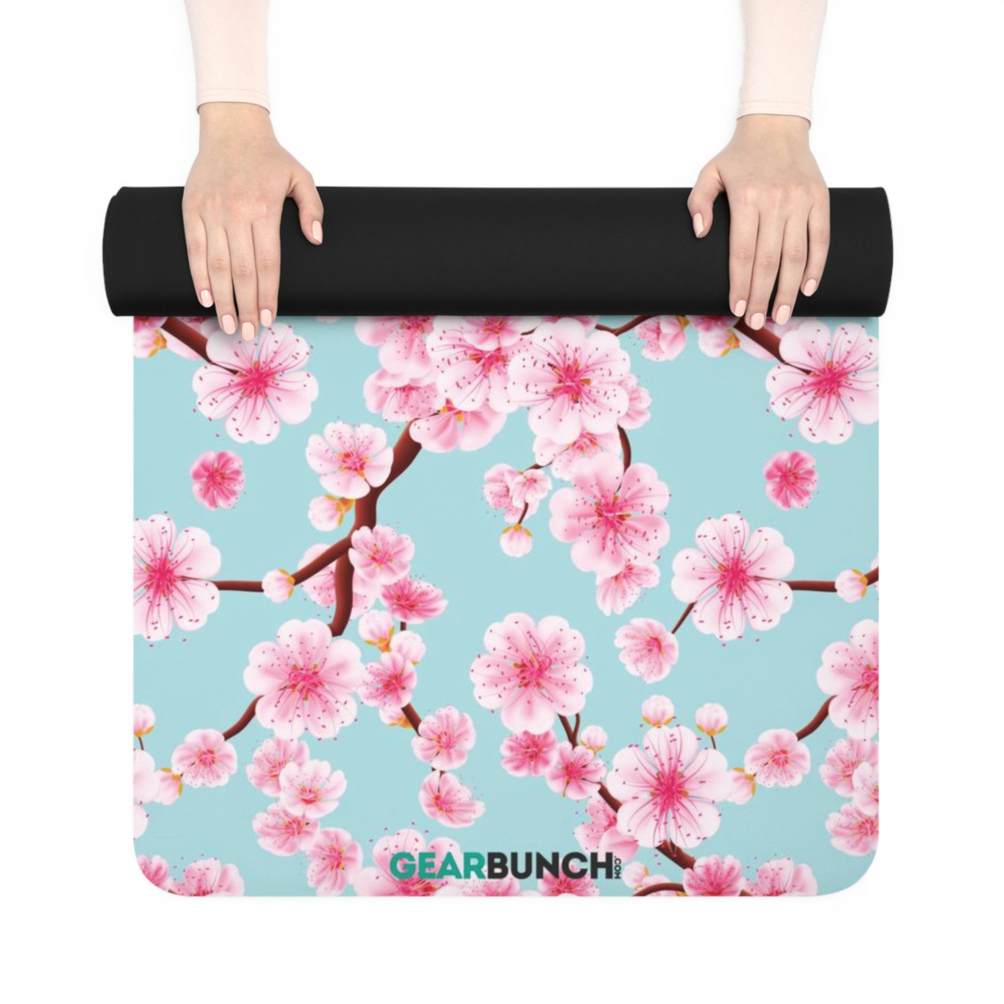 GearBunch Japanese Cherry Blossom Yoga Mat