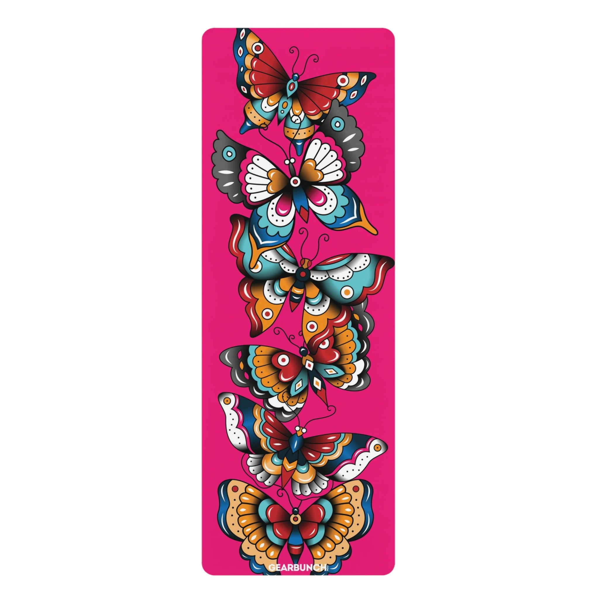 GearBunch Day of the Dead - Butterflies Yoga Mat