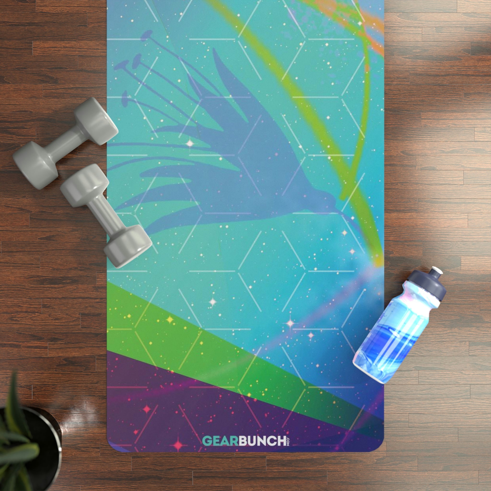 GearBunch Light Colorful Rave Yoga Mat