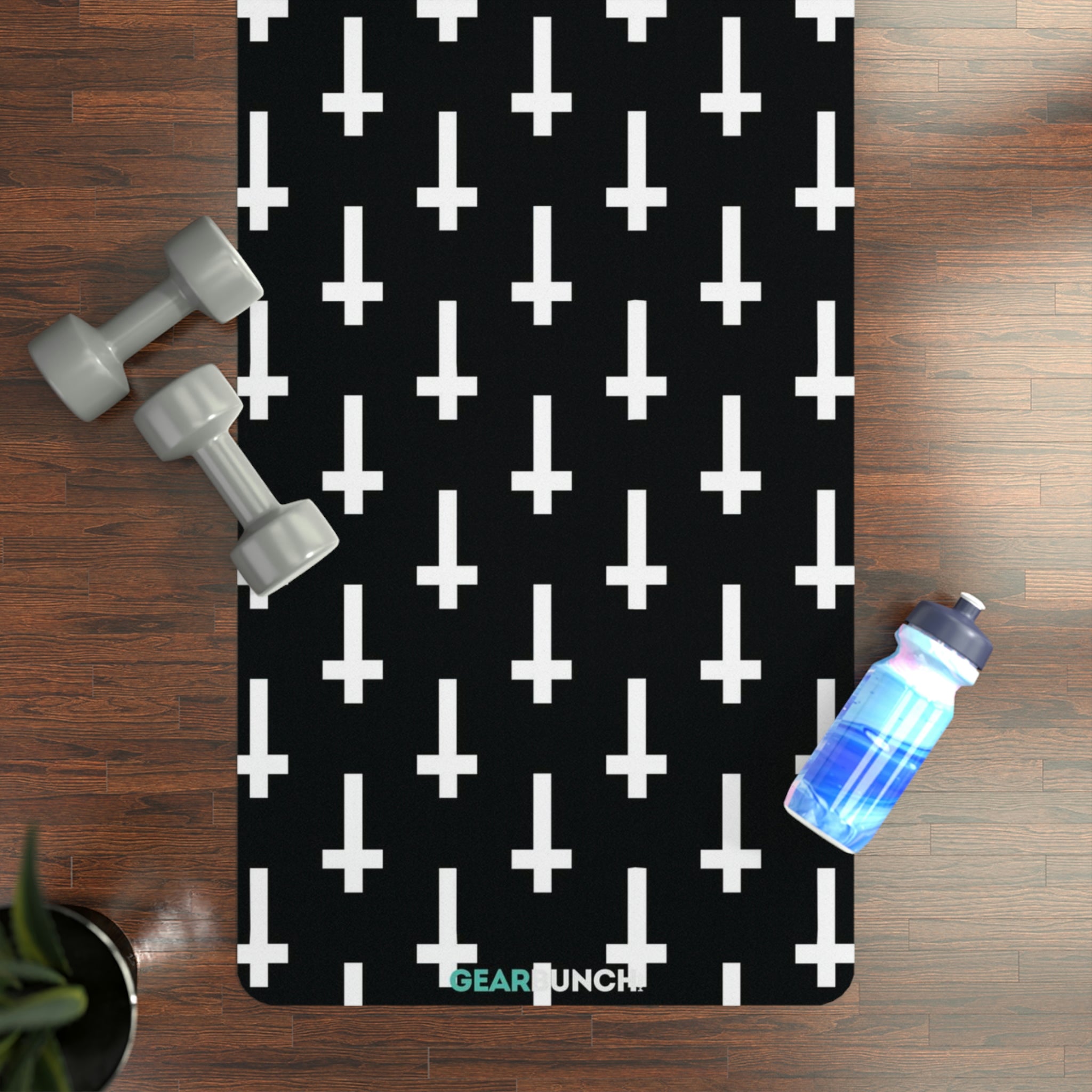 GearBunch Reversed Cross Yoga Mat