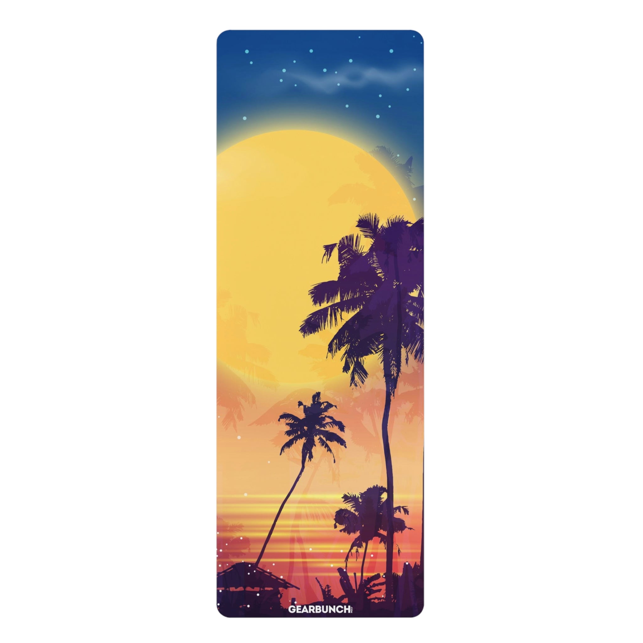 GearBunch Palm Trees Silhouette Yoga Mat