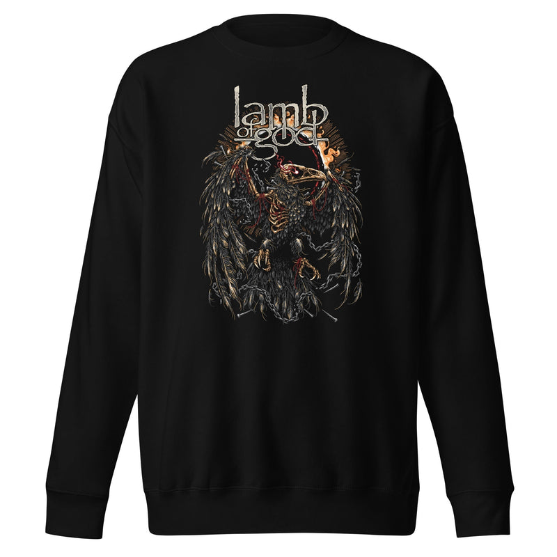 Lamb Of God Crow Skeleton Sweatshirt