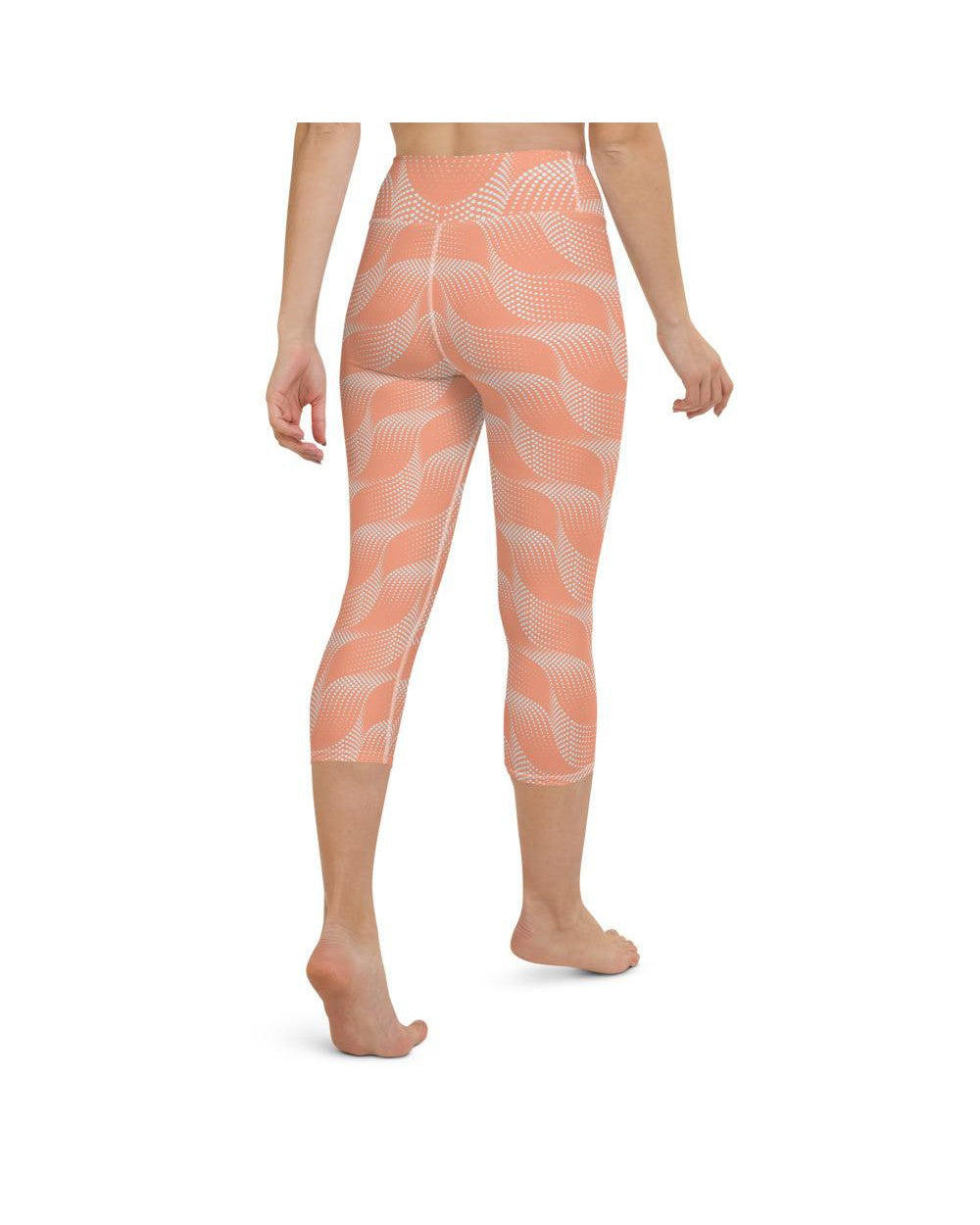 Apricot Wave Yoga Capris Gearbunch