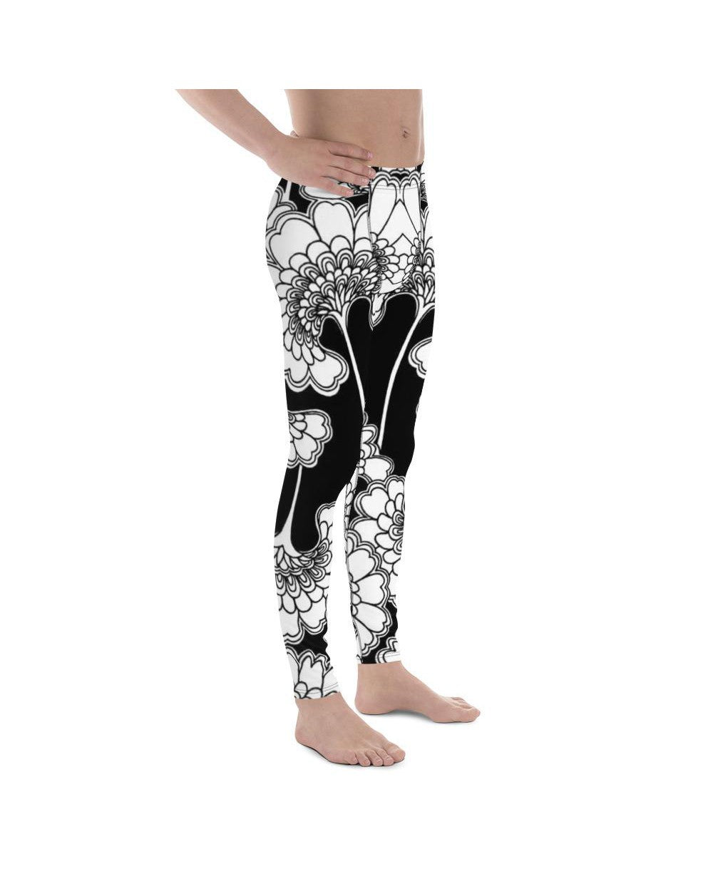 Japanese Floral Meggings Gearbunch Men's Leggings