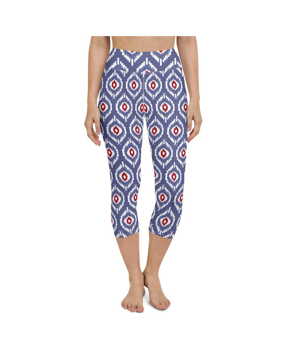 Batik Inspired Yoga Capris Gearbunch