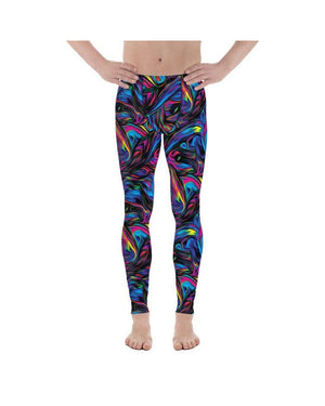 Psychedelic Neon Paint Meggings | Gearbunch