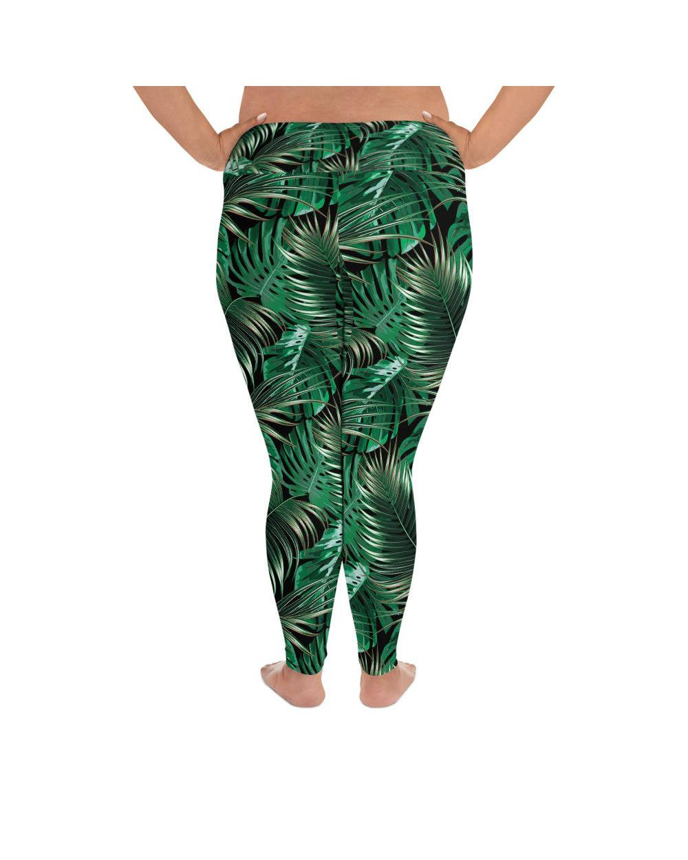 Palm Tree Plus Size Leggings