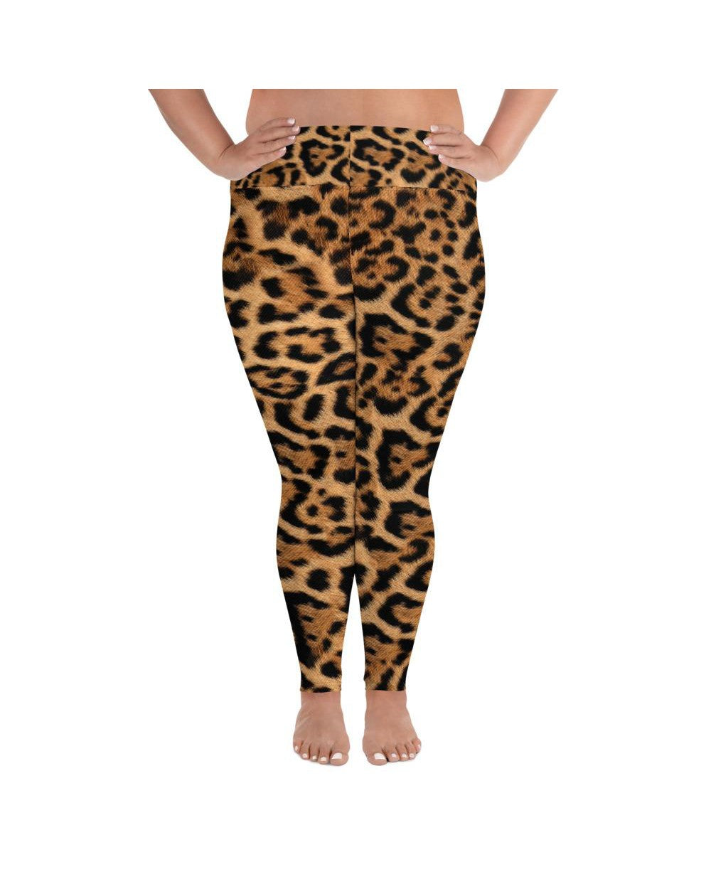 Leopard Skin Plus Size Leggings