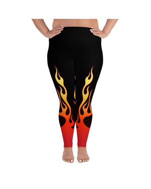 Flame Plus Size Leggings