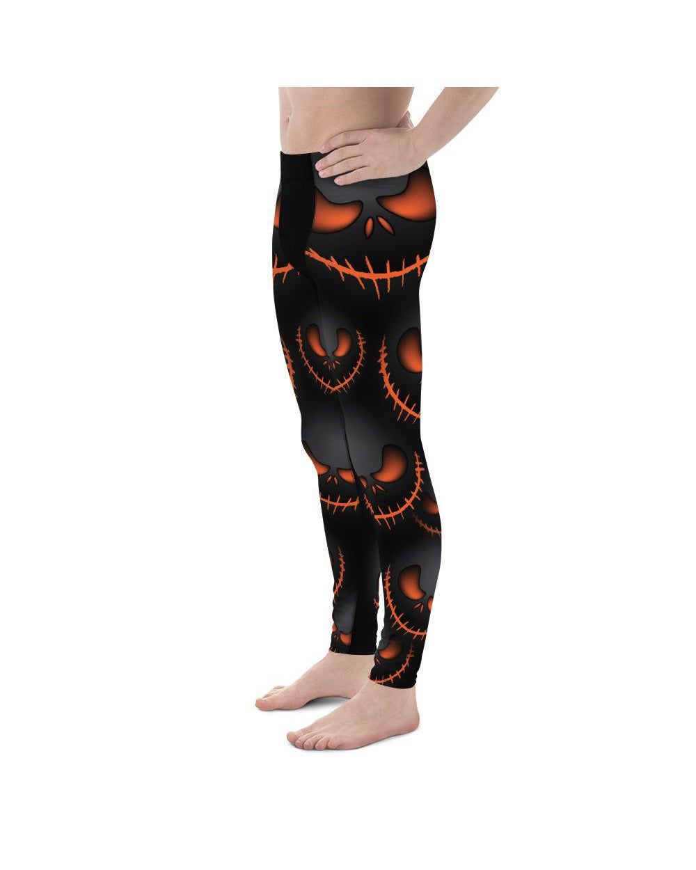 Halloween Evil Pumpkin Grin Meggings Gearbunch